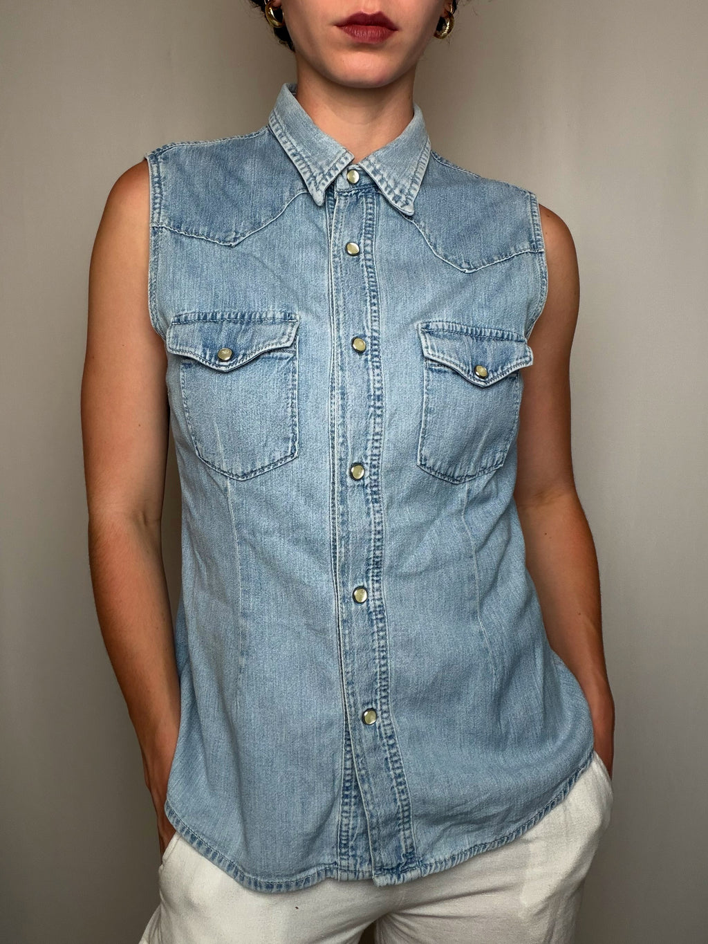 Jacket De Sport Light Blue Denim Levi's S vintage
