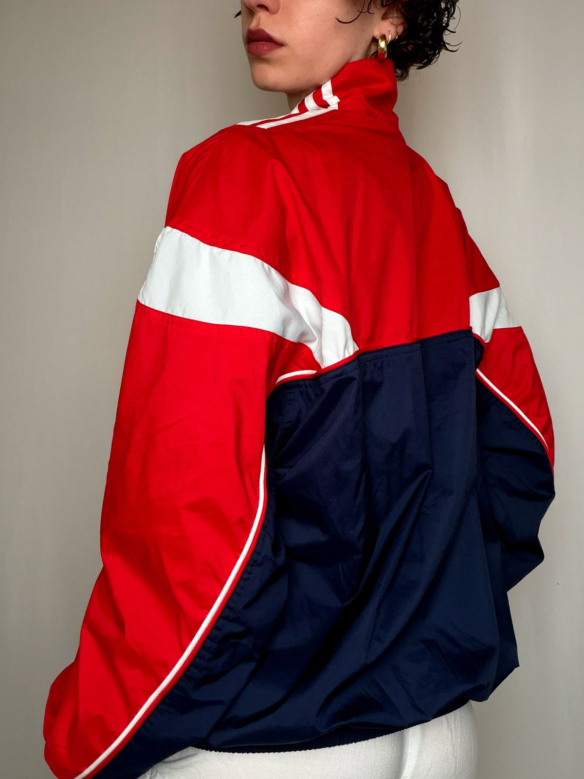 Jacket tricolore Adidas M vintage