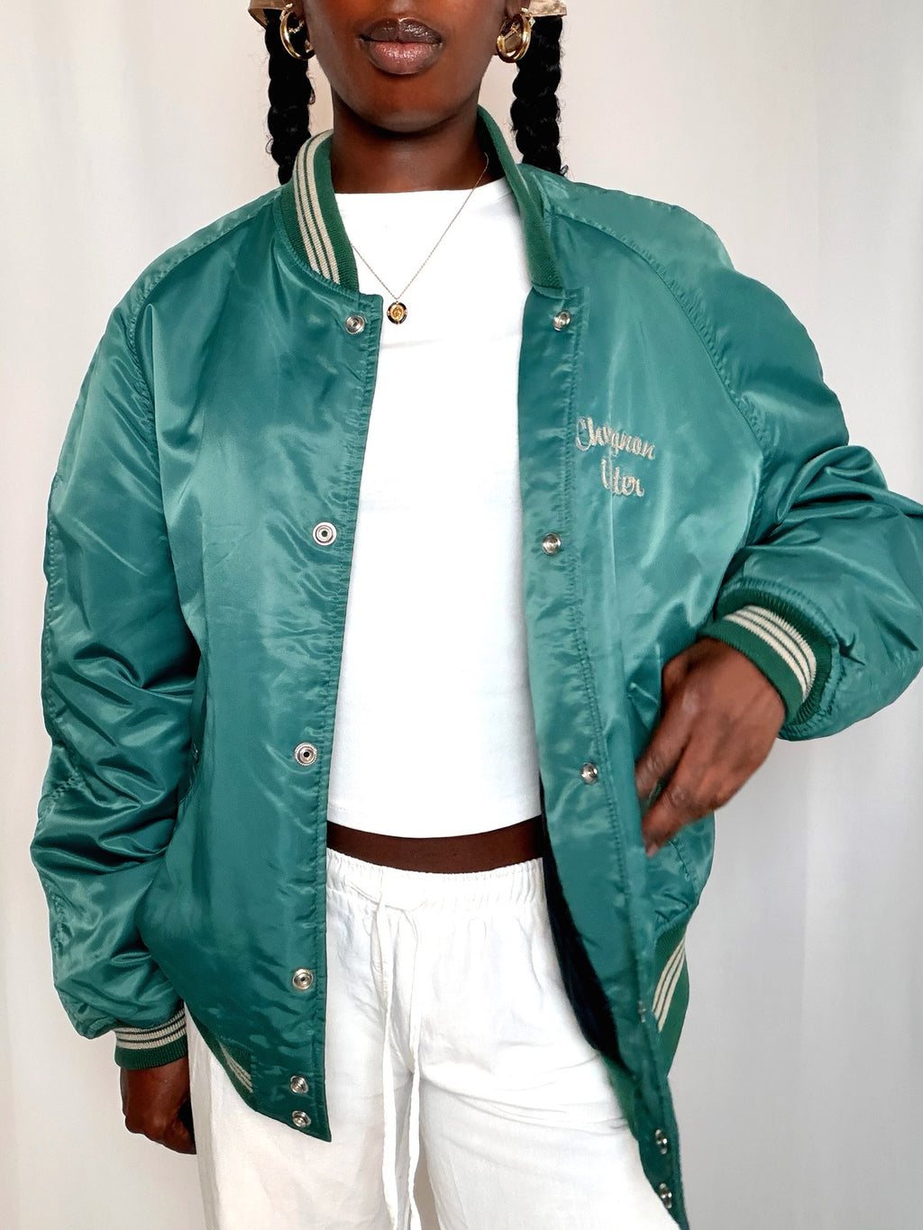 Bomber vert Chevignon XXL vintage