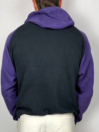 Lila-schwarzer Reebok Raven Hoodie