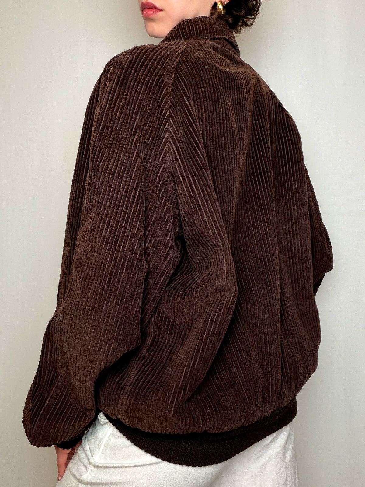 bomber brun L vintage