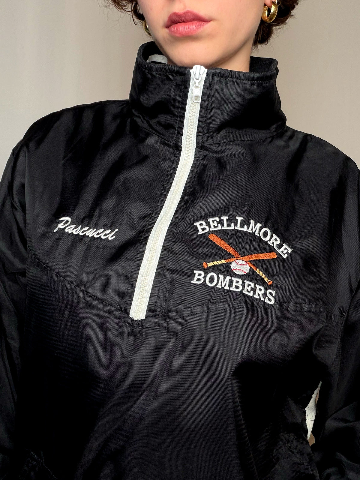 Bomber Noir Pascucci L vintage