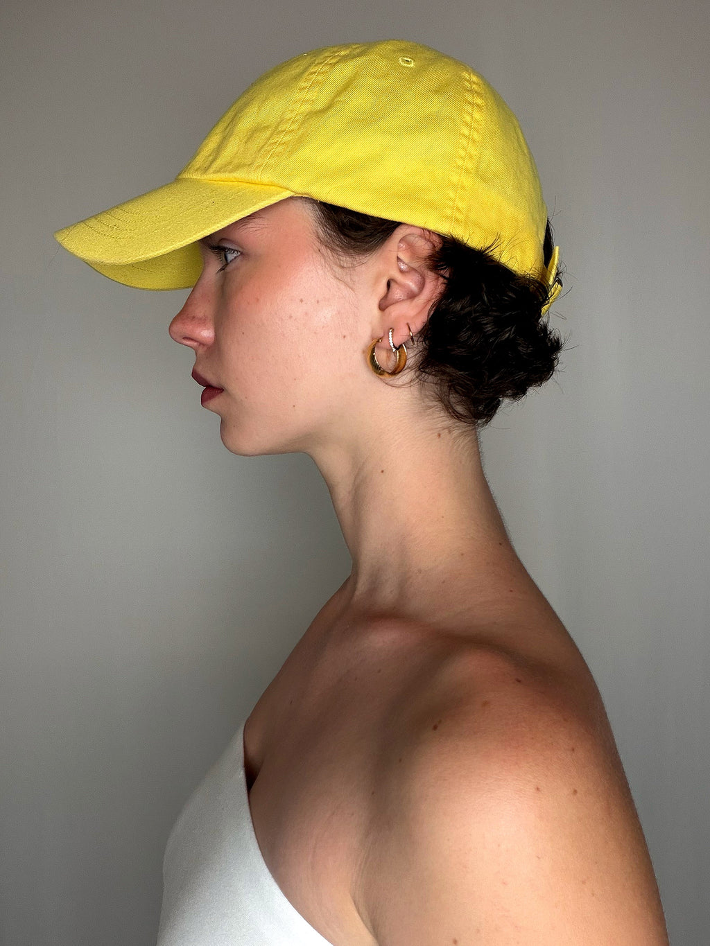 Casquette Jaune Polo Ralph Lauren ajustable vintage