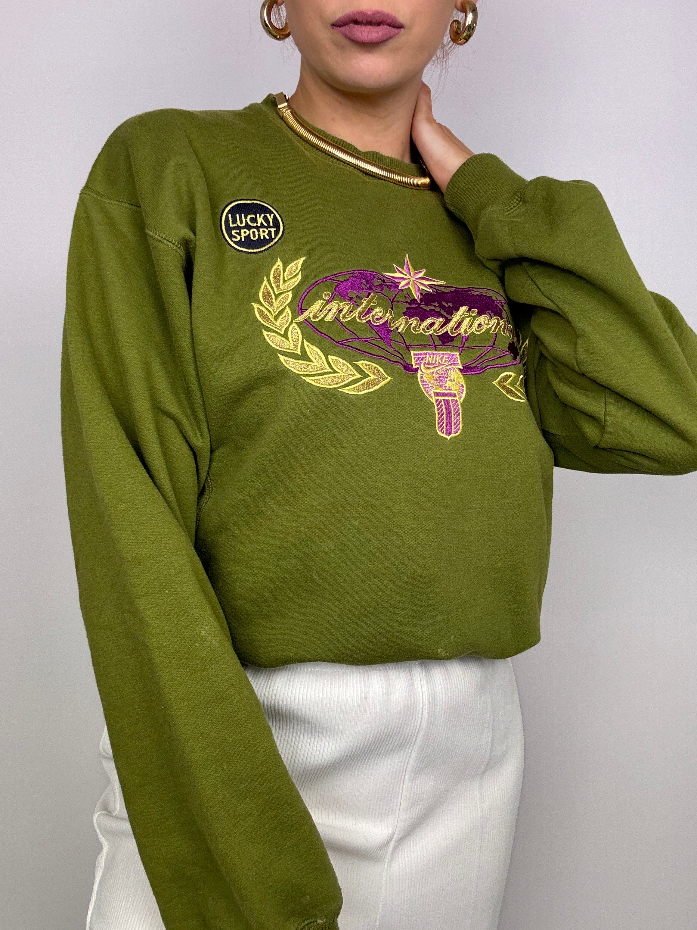 Nike Green American Vintage Sweater