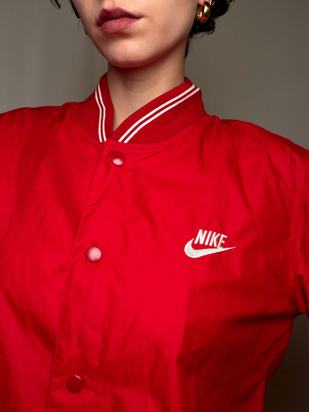 bomber Rouge Nike M vintage