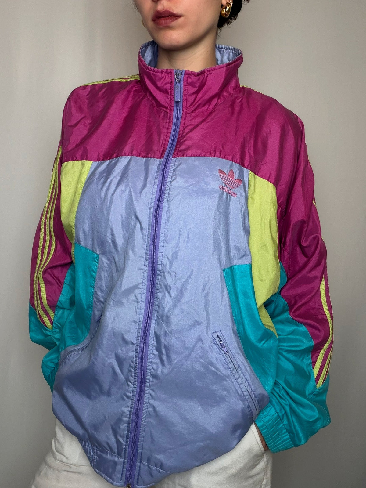 Jacket De Sport Multicolore Adidas M/L vintage
