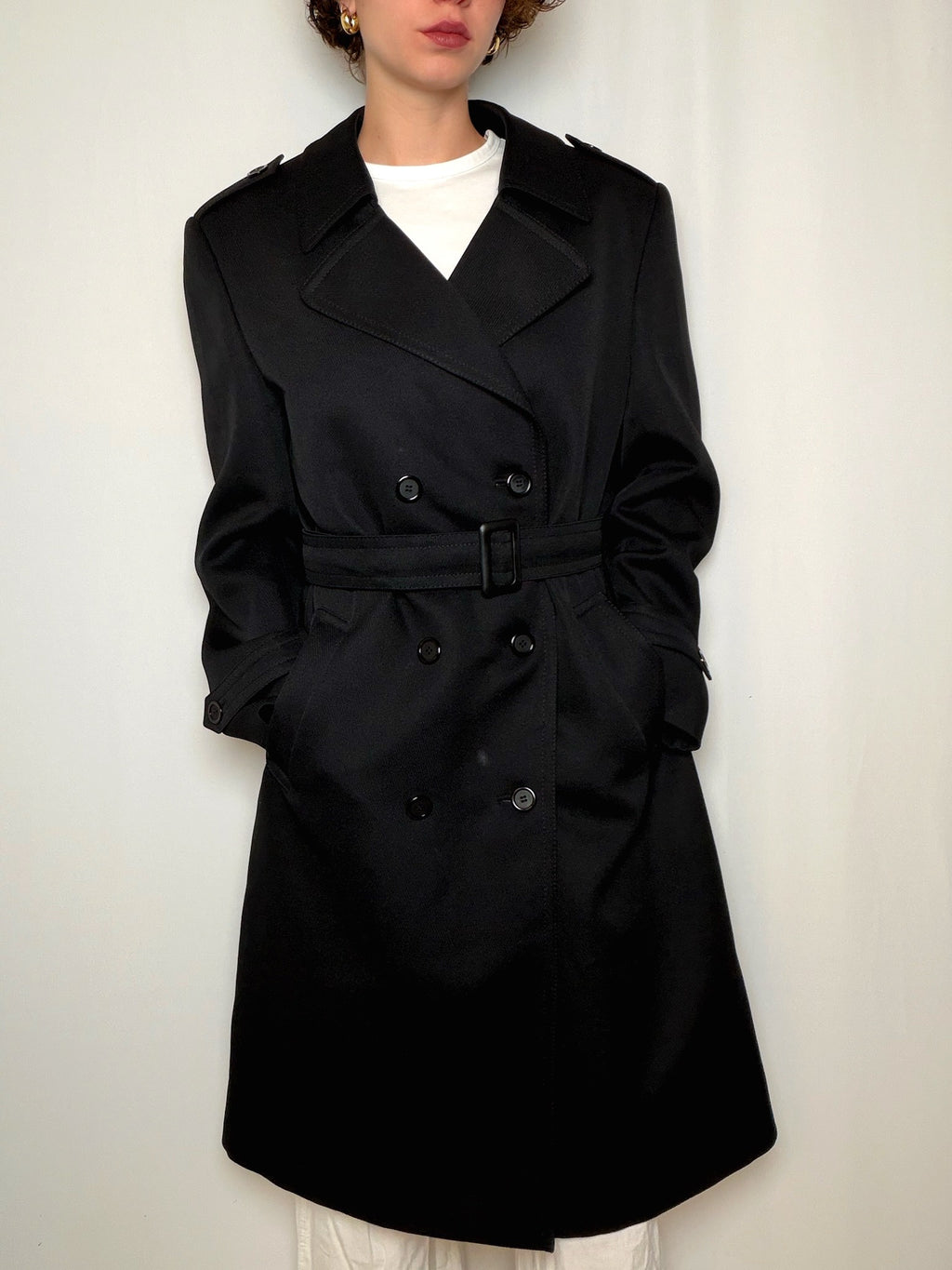 Manteau Noir L vintage