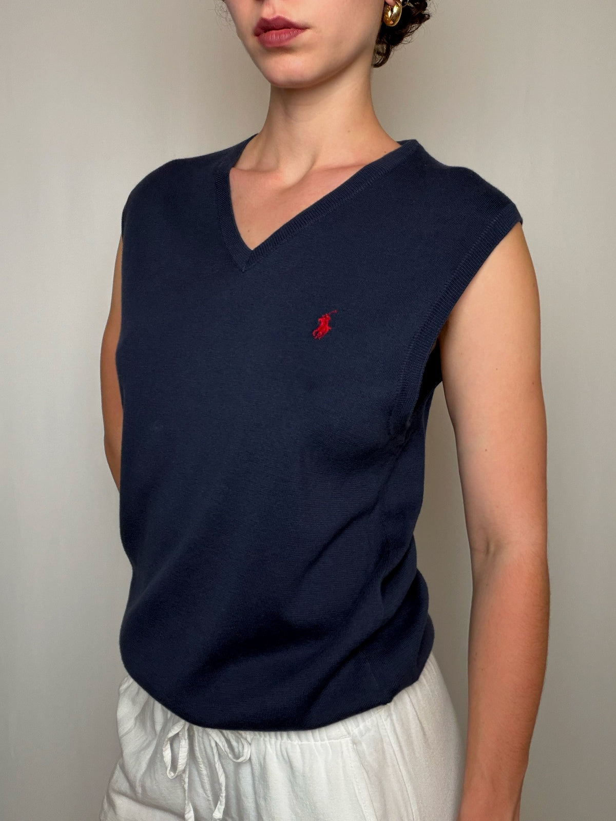 Pull marine Ralph Lauren M vintage