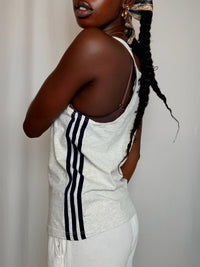 Tshirt gris chiné Adidas M/L vintage