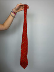 Cravate vintage rouge Gucci