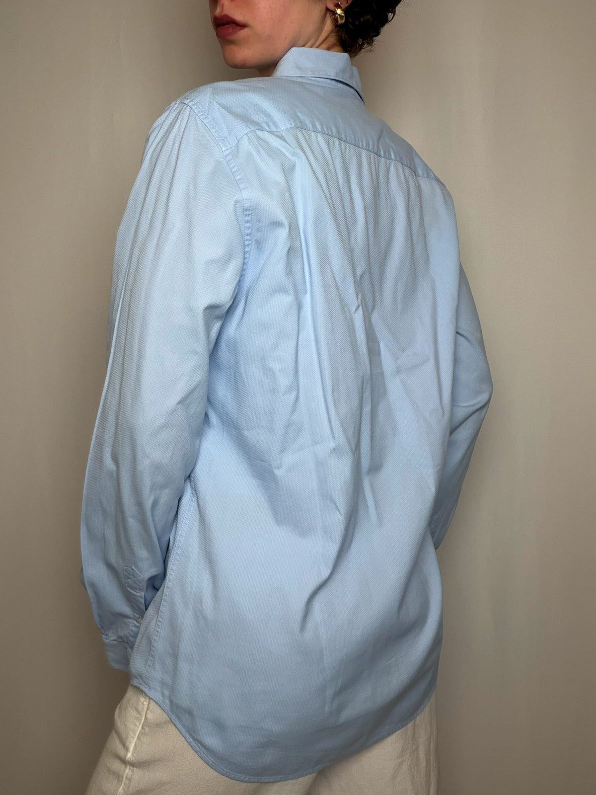 Chemise Blue Lacoste S/M vintage