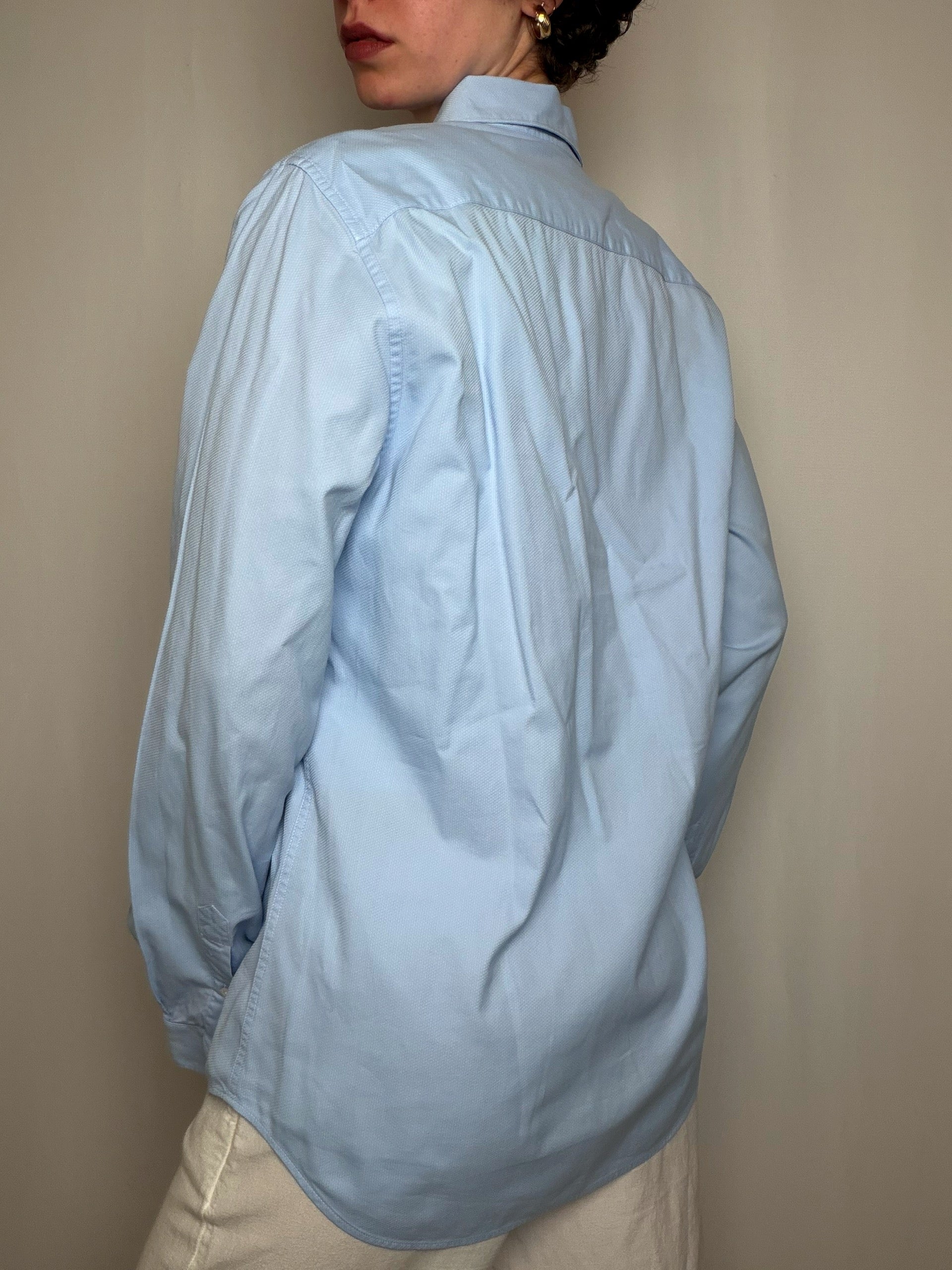 Chemise Blue Lacoste S/M vintage
