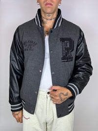 Vintage black bomber 