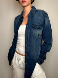 Chemise en jean bleu Harley Davidson M vintage