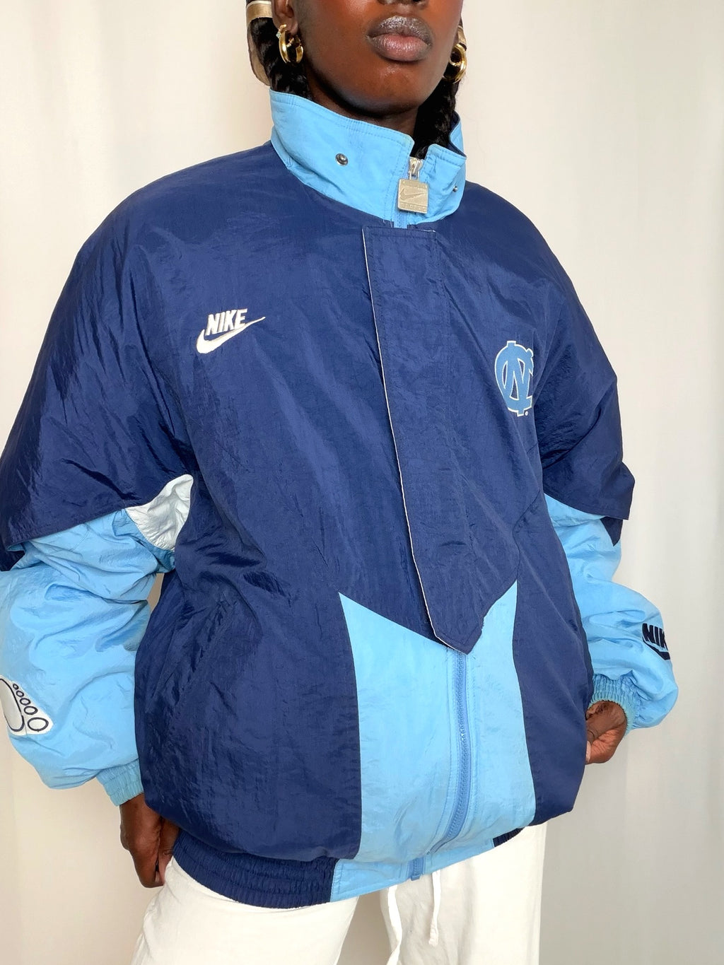 Veste bleue Nike XL vintage