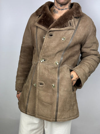 Manteau en mouton retourné