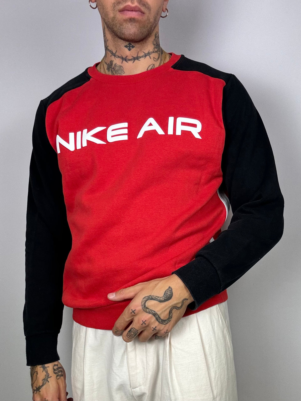 Black and red Nike Air sweater