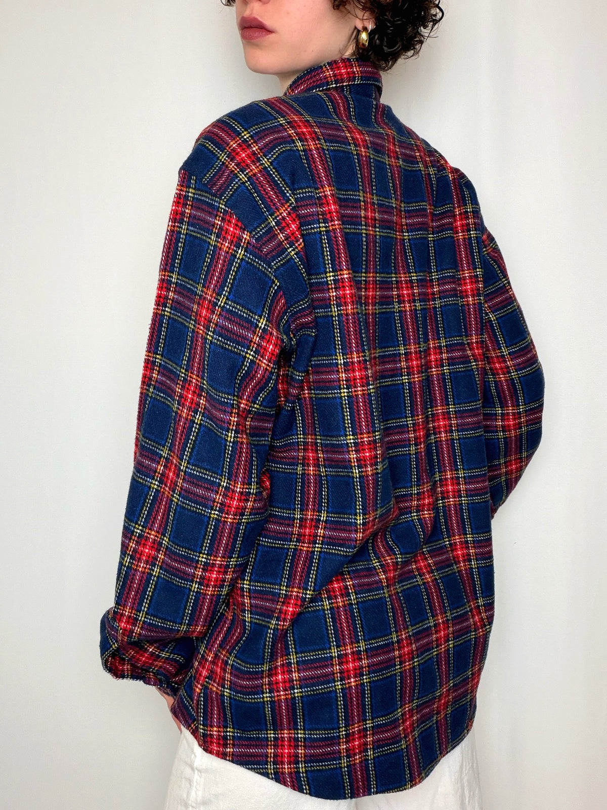 Chemise en flannelle à carreaux L vintage