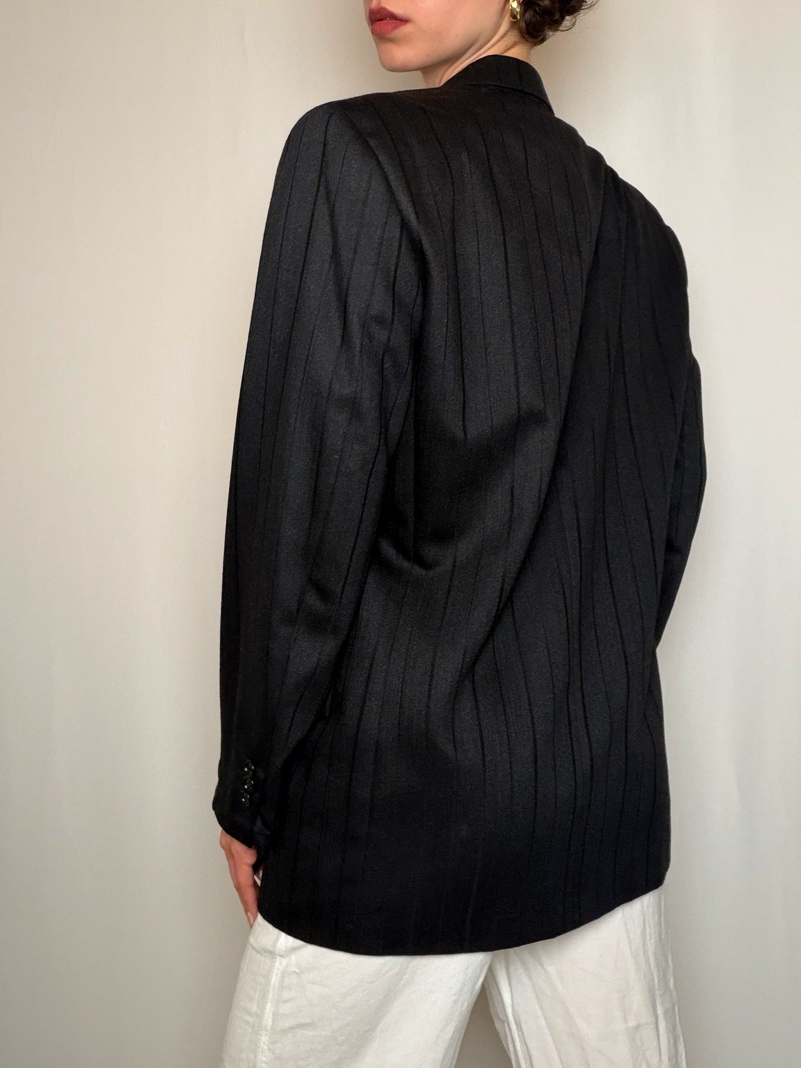Blazer croisé Noir Cacharel vintage
