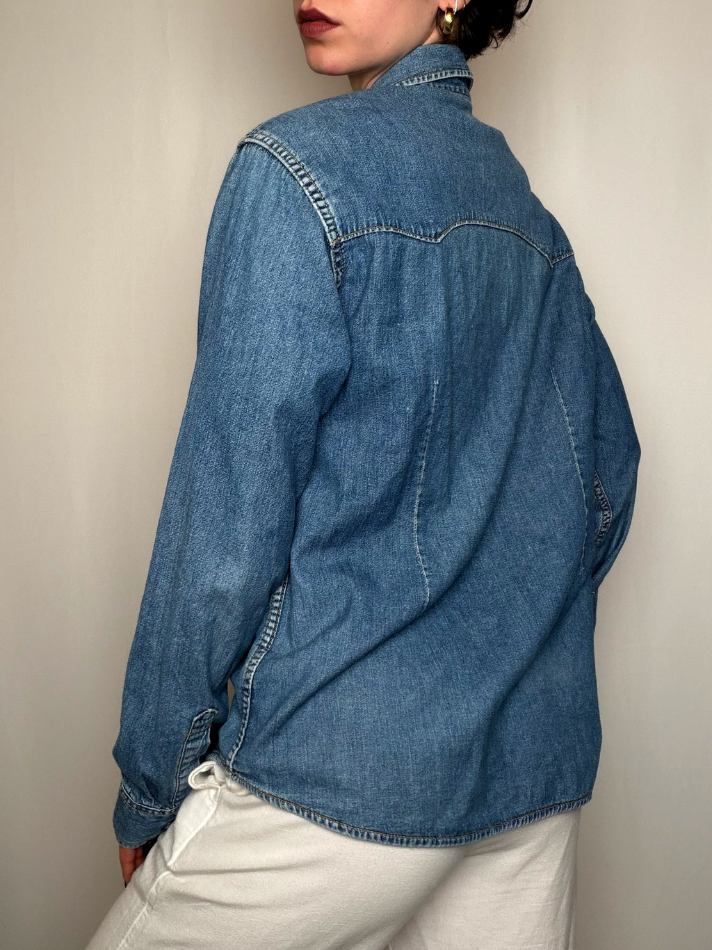 Chemise en jean bleu Lee XL vintage