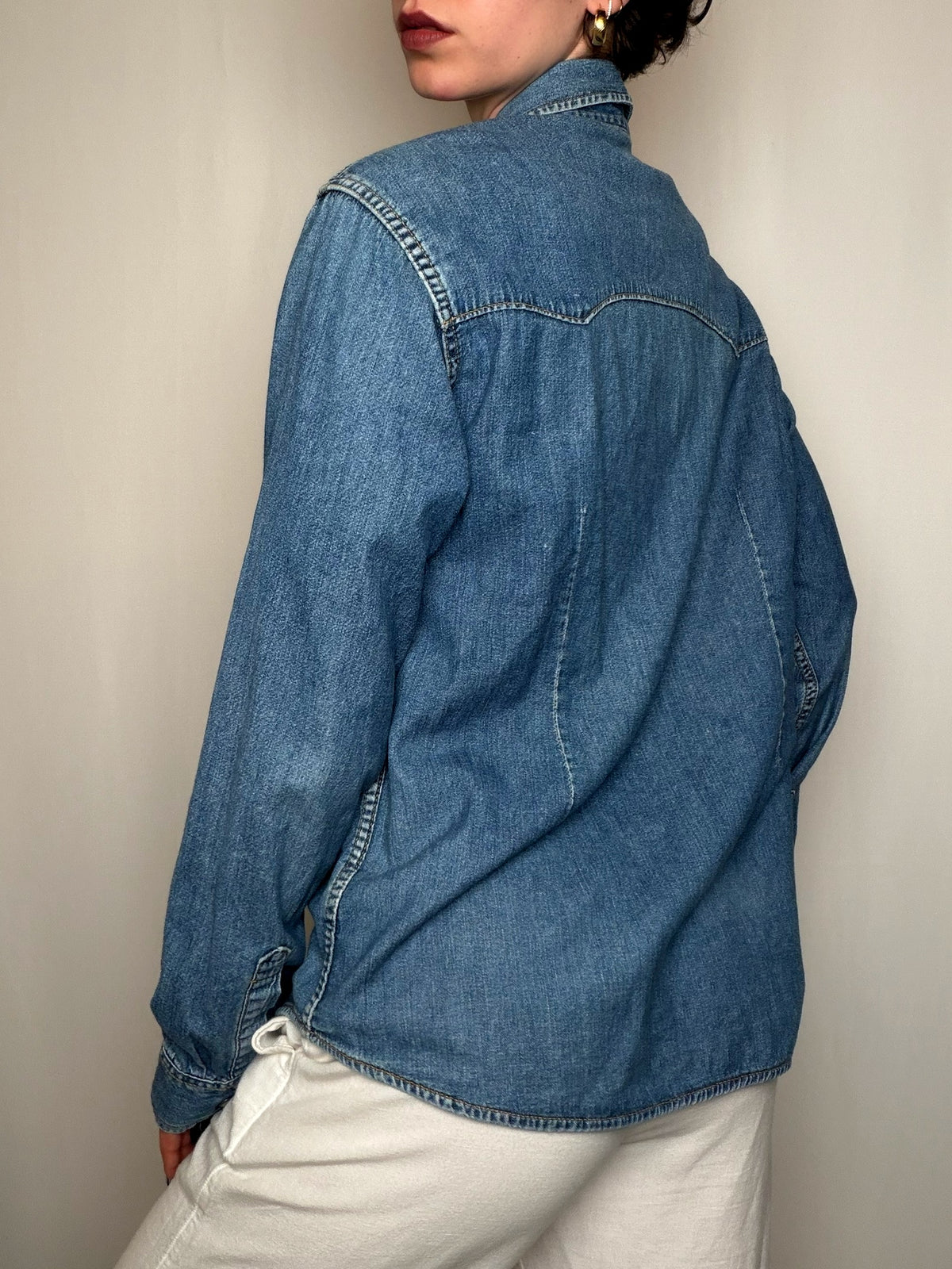Chemise en jean bleu Lee XL vintage