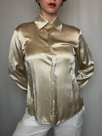 Chemise champagne M/L vintage