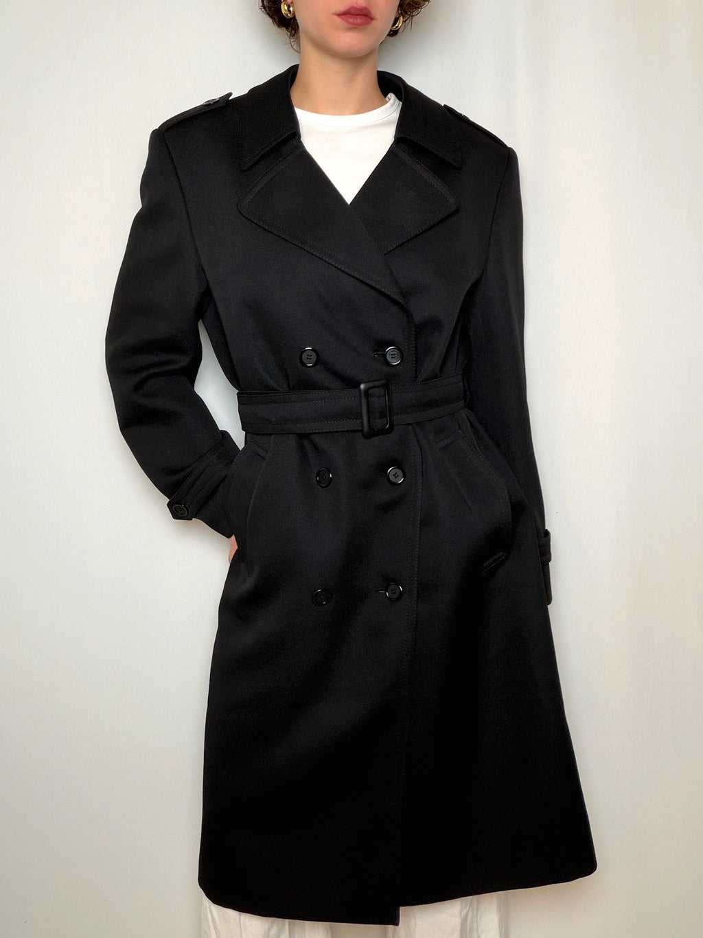 Manteau Noir L vintage