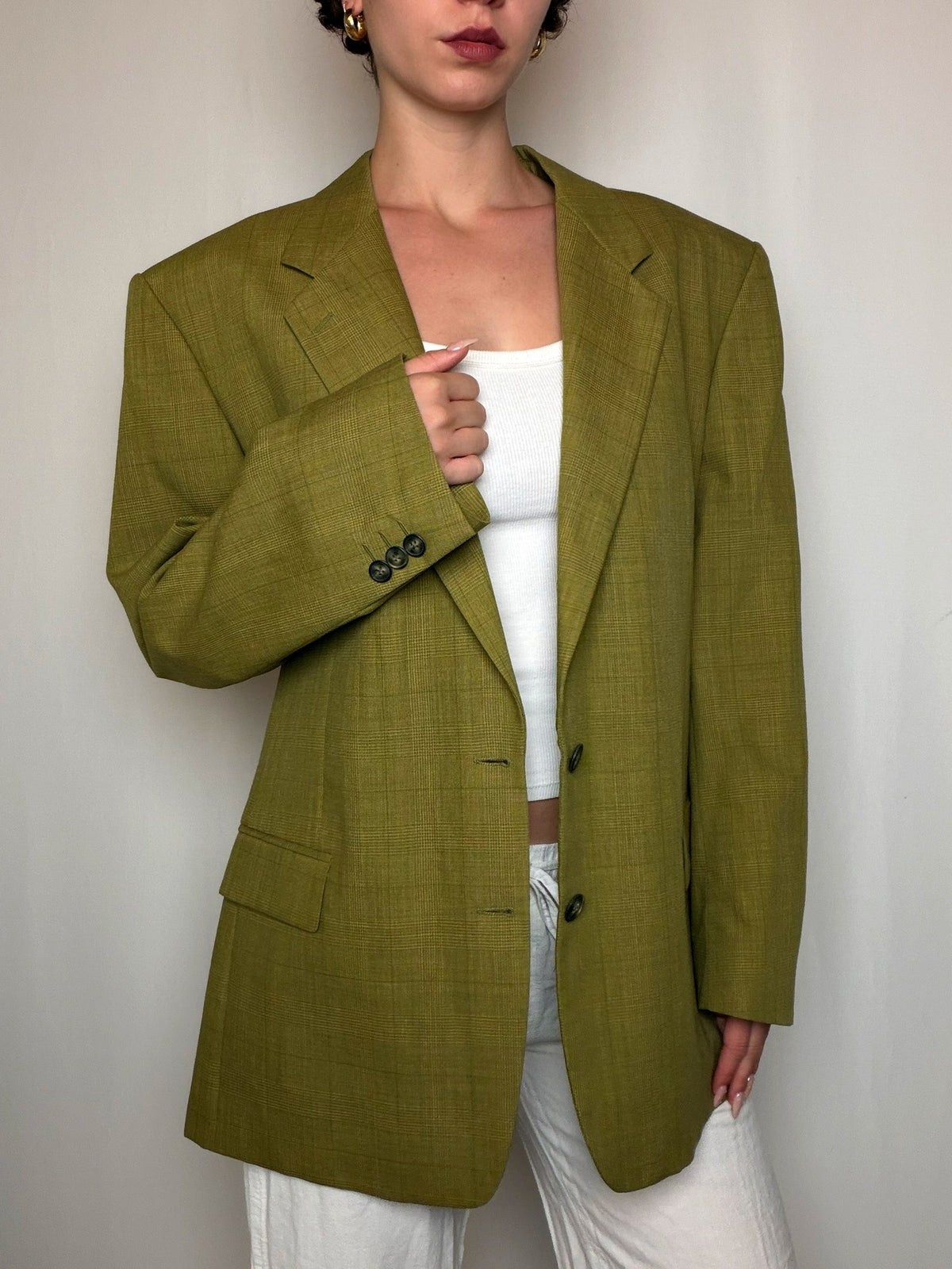 Blazer vert olive XL vintage