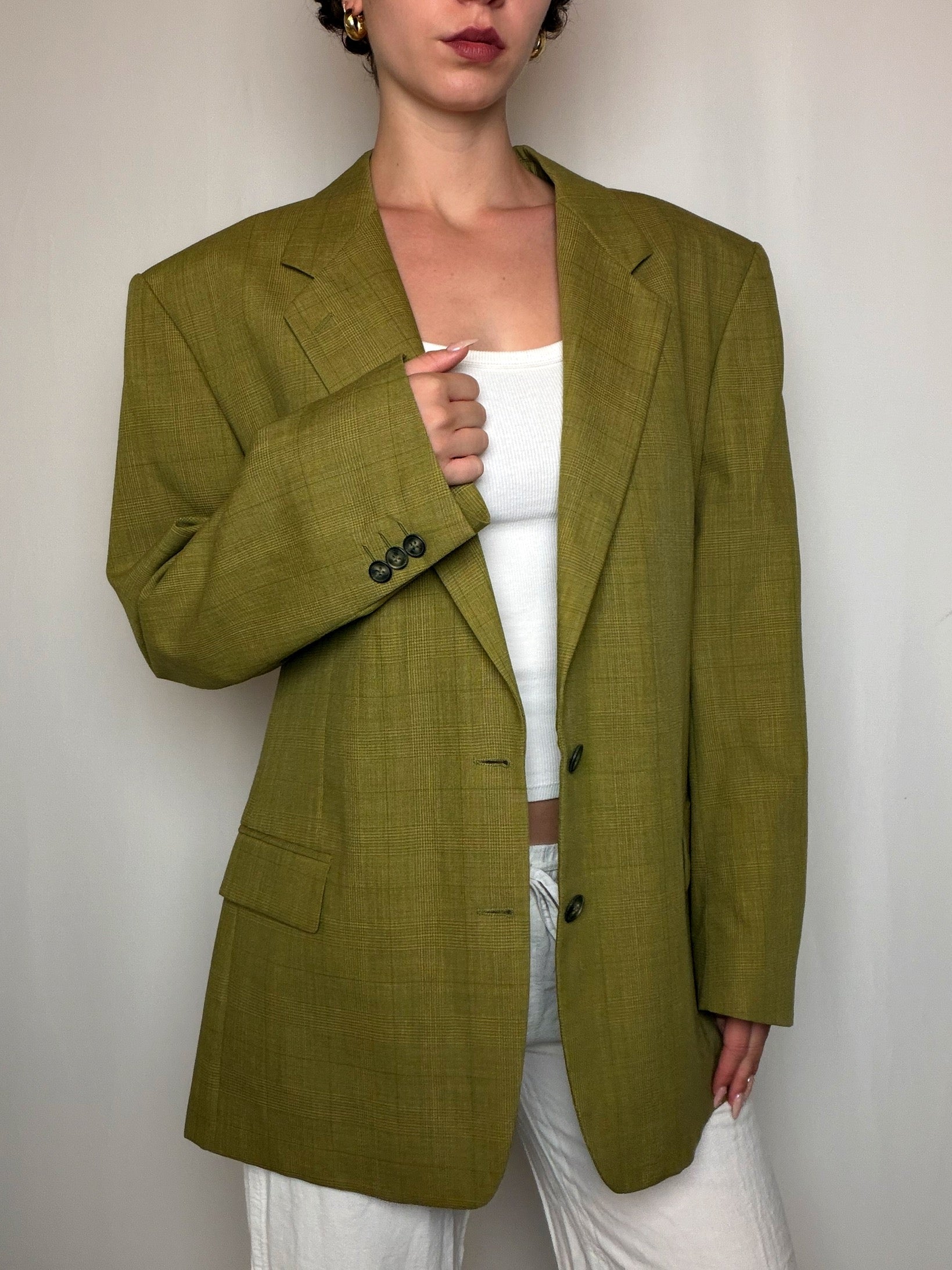 Blazer vert olive XL vintage