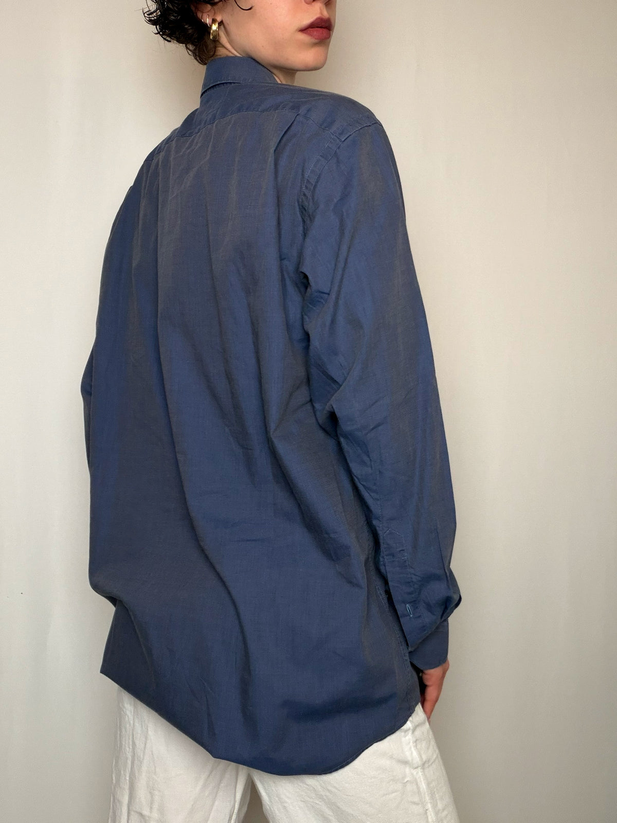 Chemise marine Lacoste S/M vintage