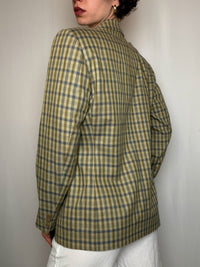 Blazer à carreaux L vintage