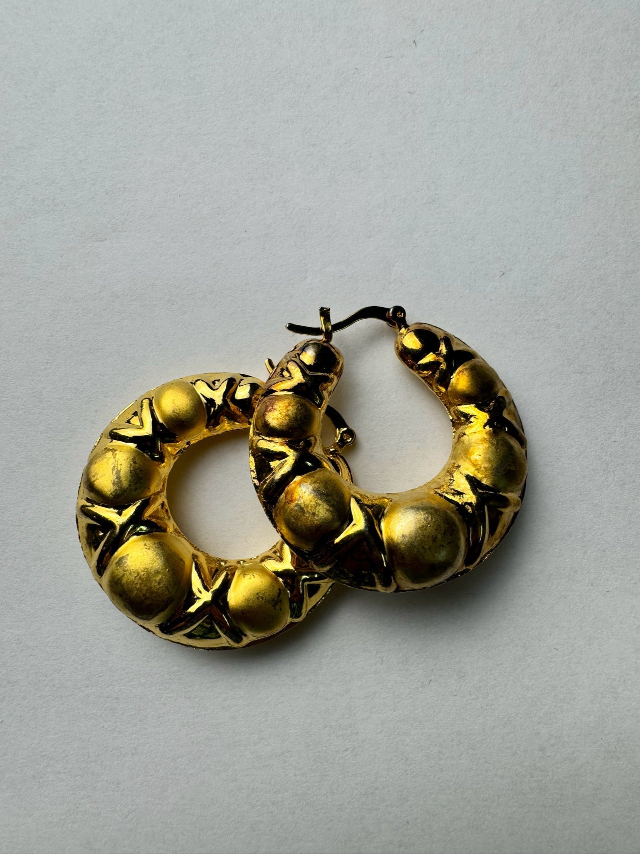 Vintage hoop earrings