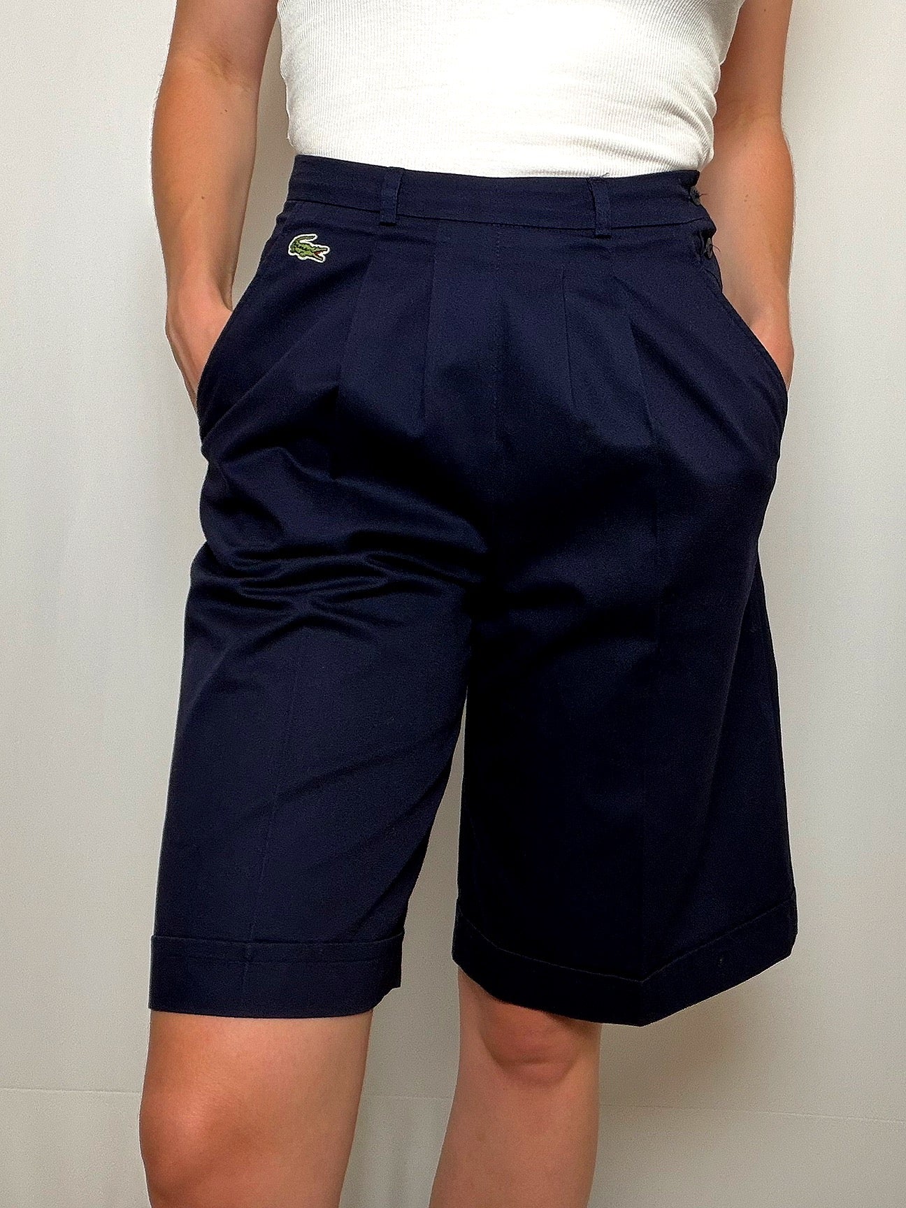 Short Marine Lacoste XS vintage
