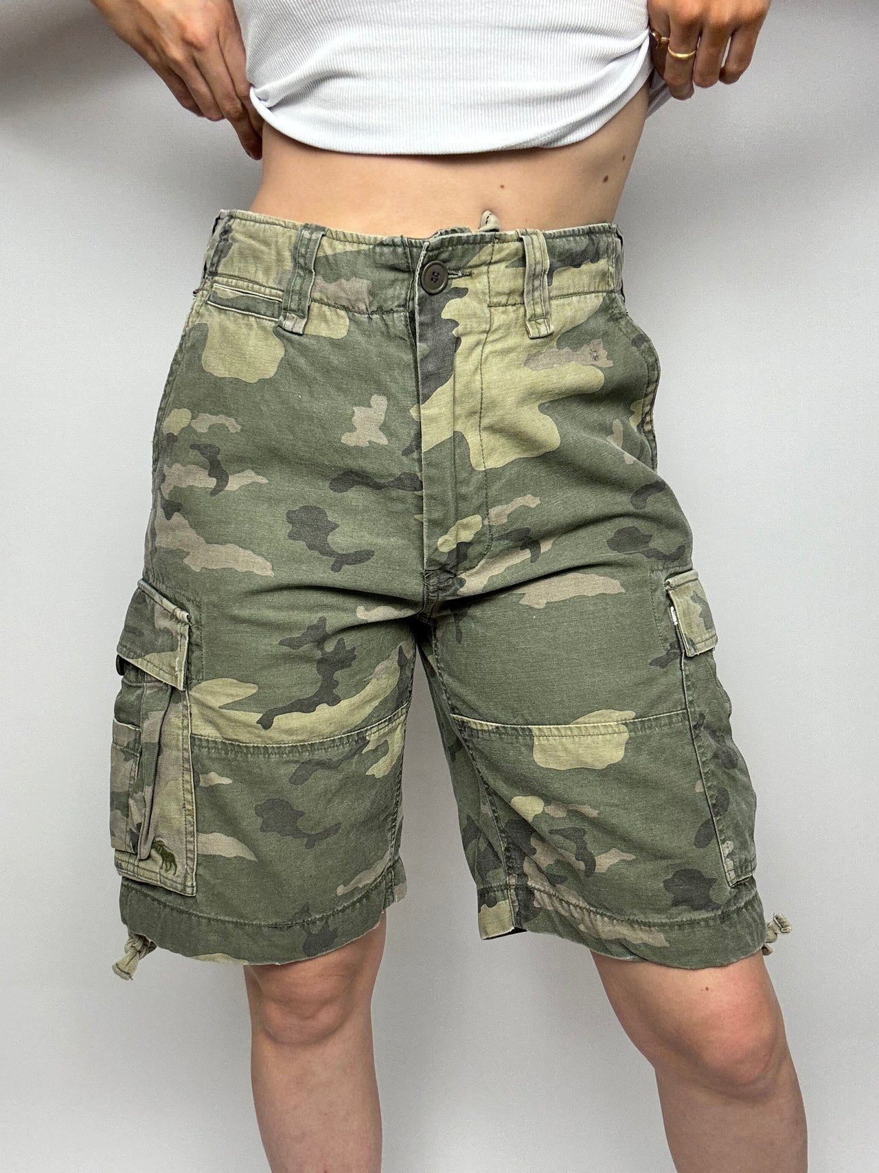 Vintage military cargo shorts