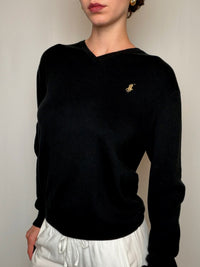 Pull Noir Ralph Lauren M vintage
