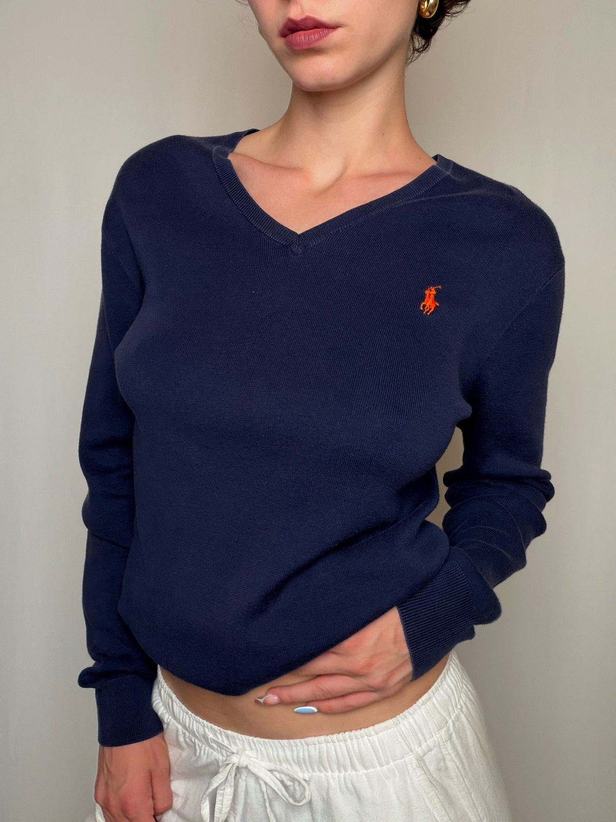 Pull marine Ralph Lauren S vintage