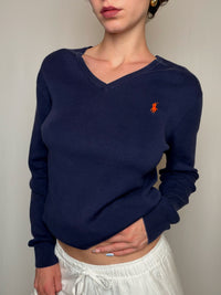 Pull marine Ralph Lauren S vintage