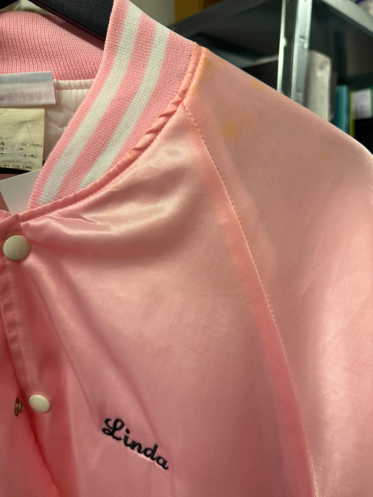 Bomber rose satinée