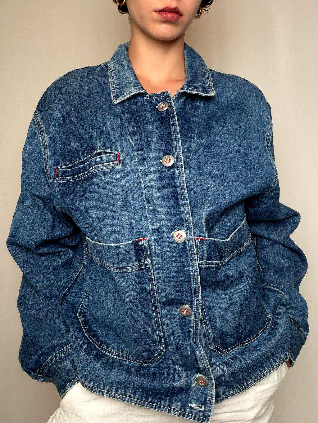 Jacket en denim bleu L vintage