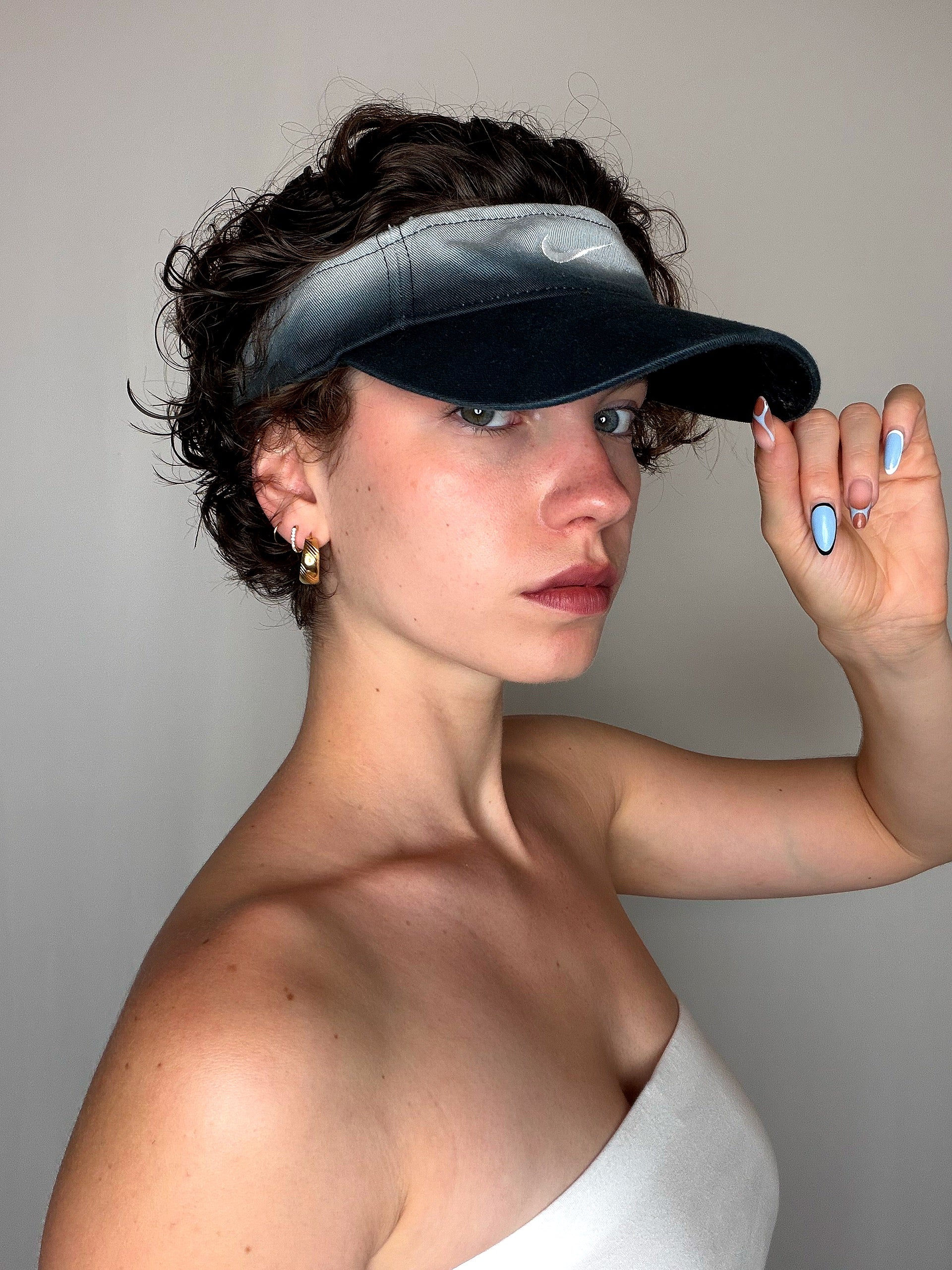 Casquette tie and dye Nike ajustable vintage