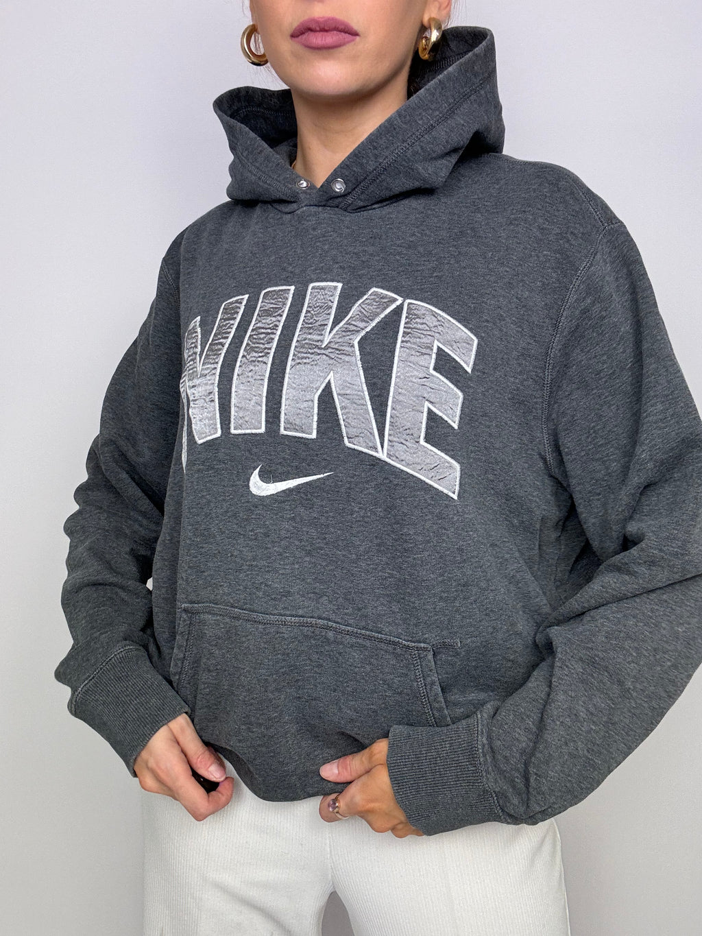 Nike gray vintage American sweatshirt