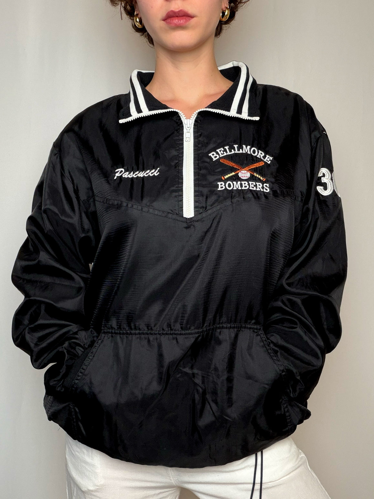 Bomber Noir Pascucci L vintage