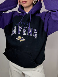 Lila-schwarzer Reebok Raven Hoodie
