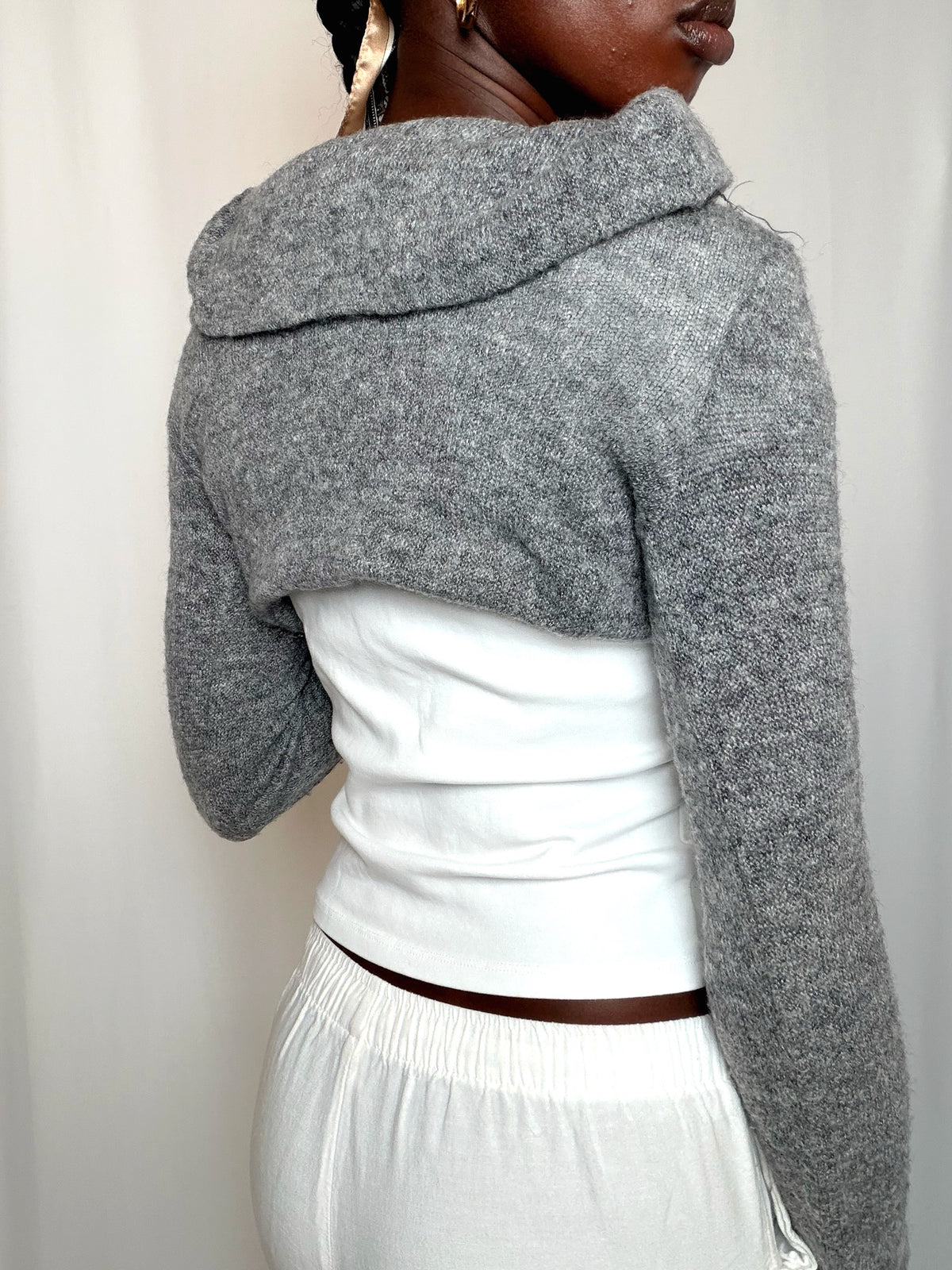 Bolero gris vintage