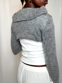 Bolero gris vintage
