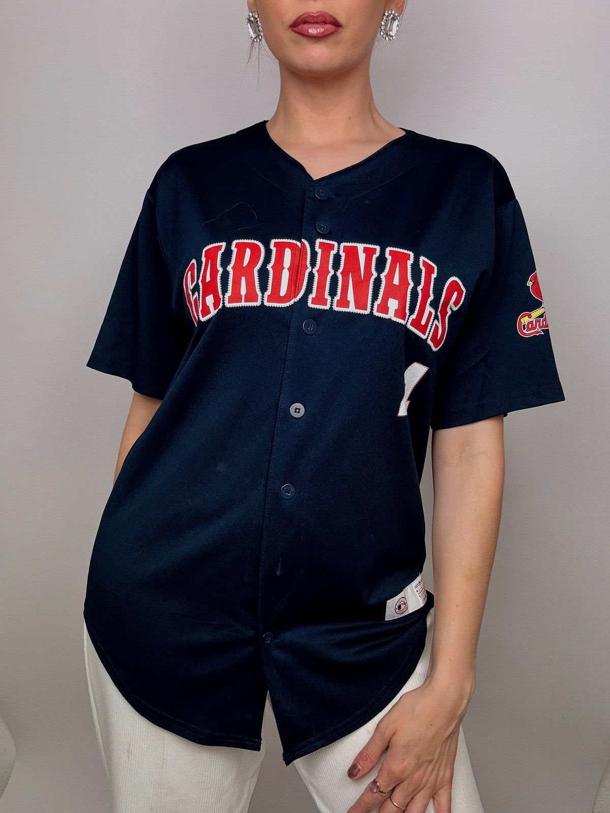 Vintage amerikanisches Trikot blau XL