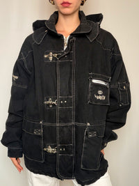 Parka noire XL vintage
