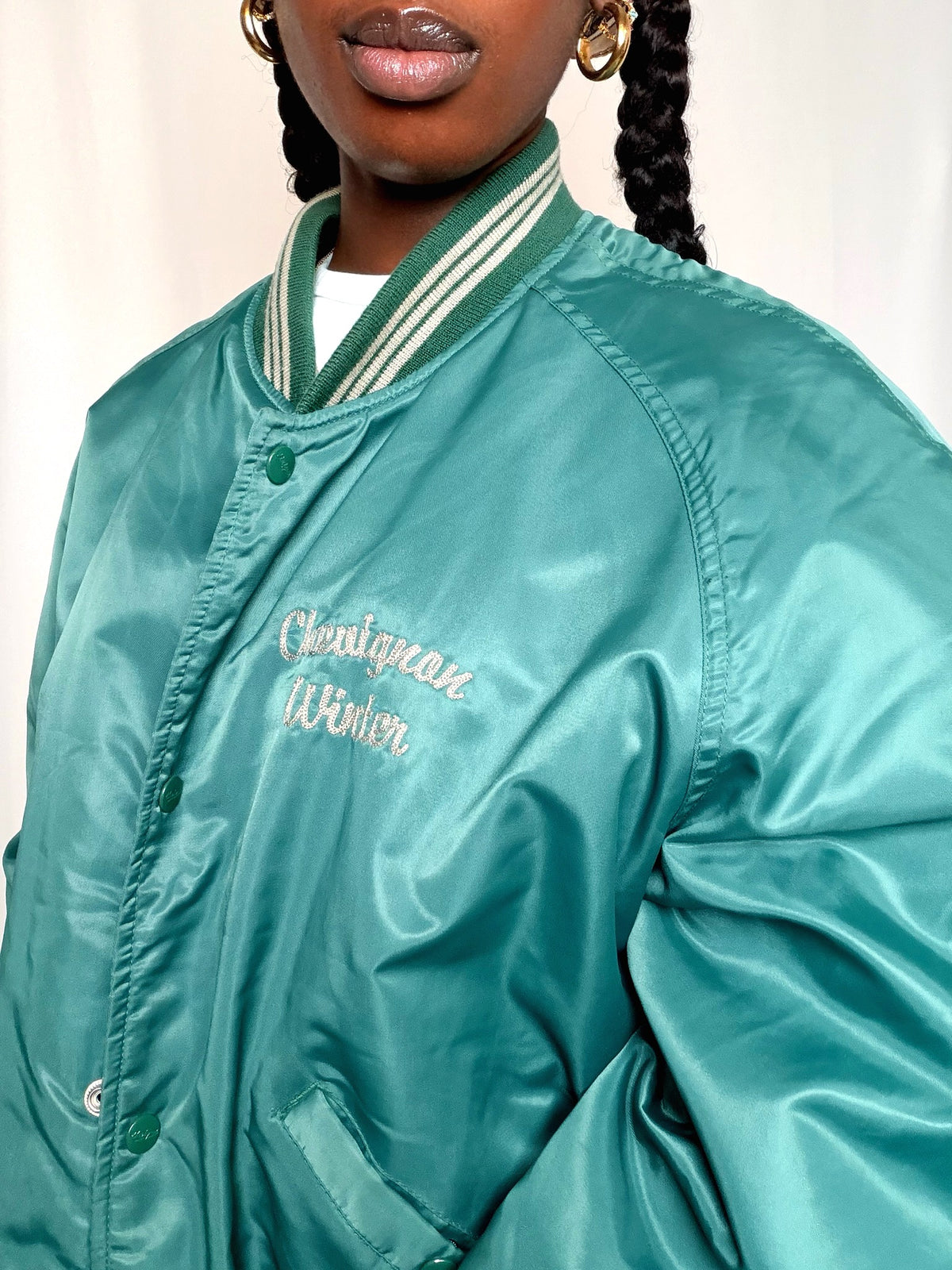 Bomber vert Chevignon XXL vintage