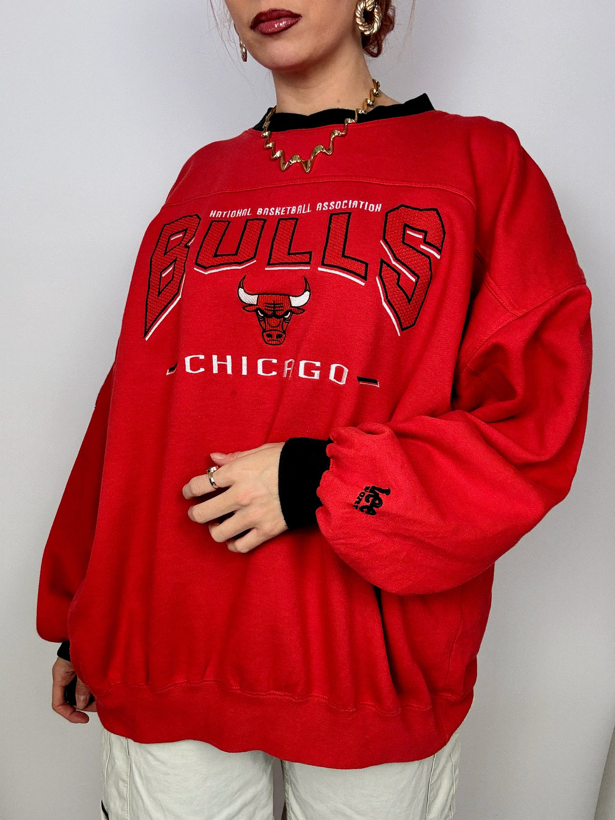 Bulls Vintage XXL Red Sweater