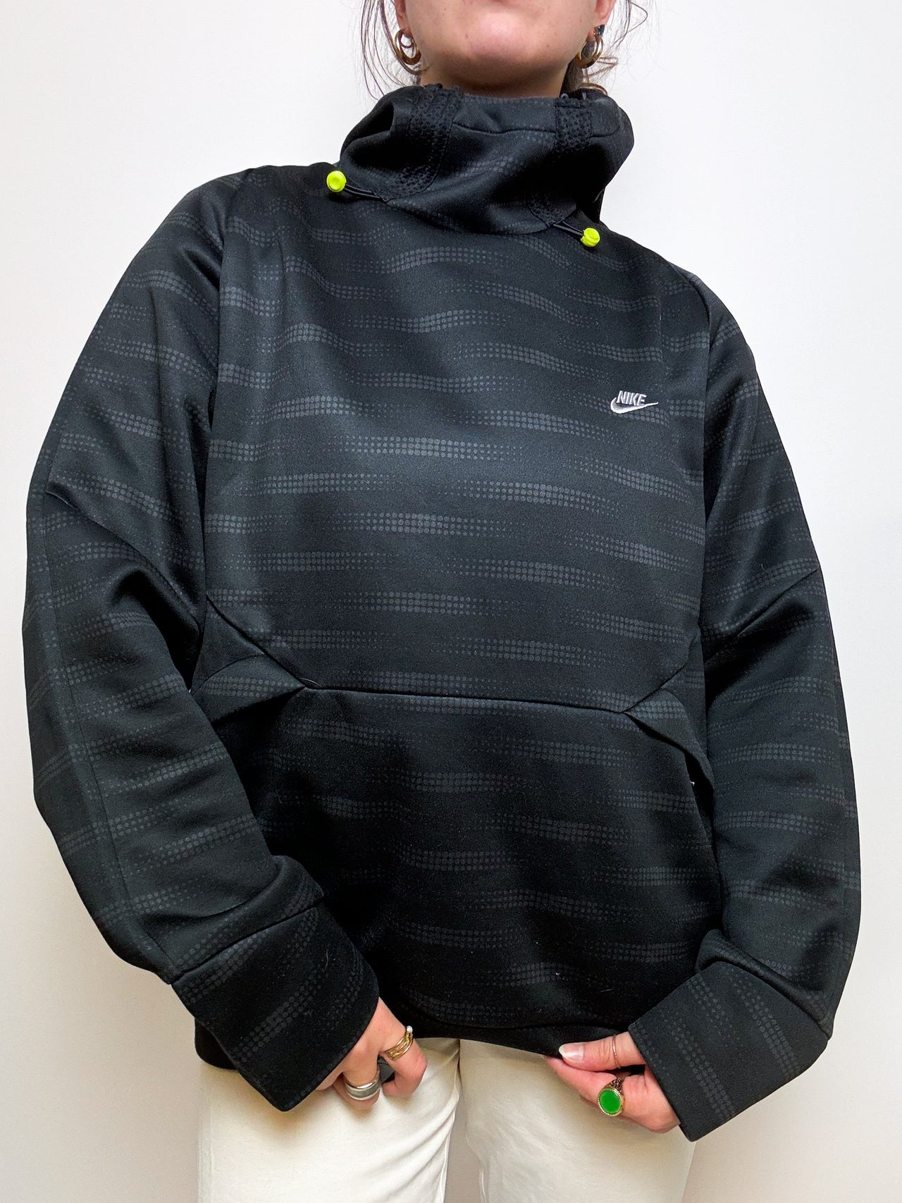 Pull à capuche noir Nike L/XL